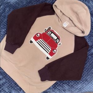 Gymboree fleece hoodie boys size small 5-6